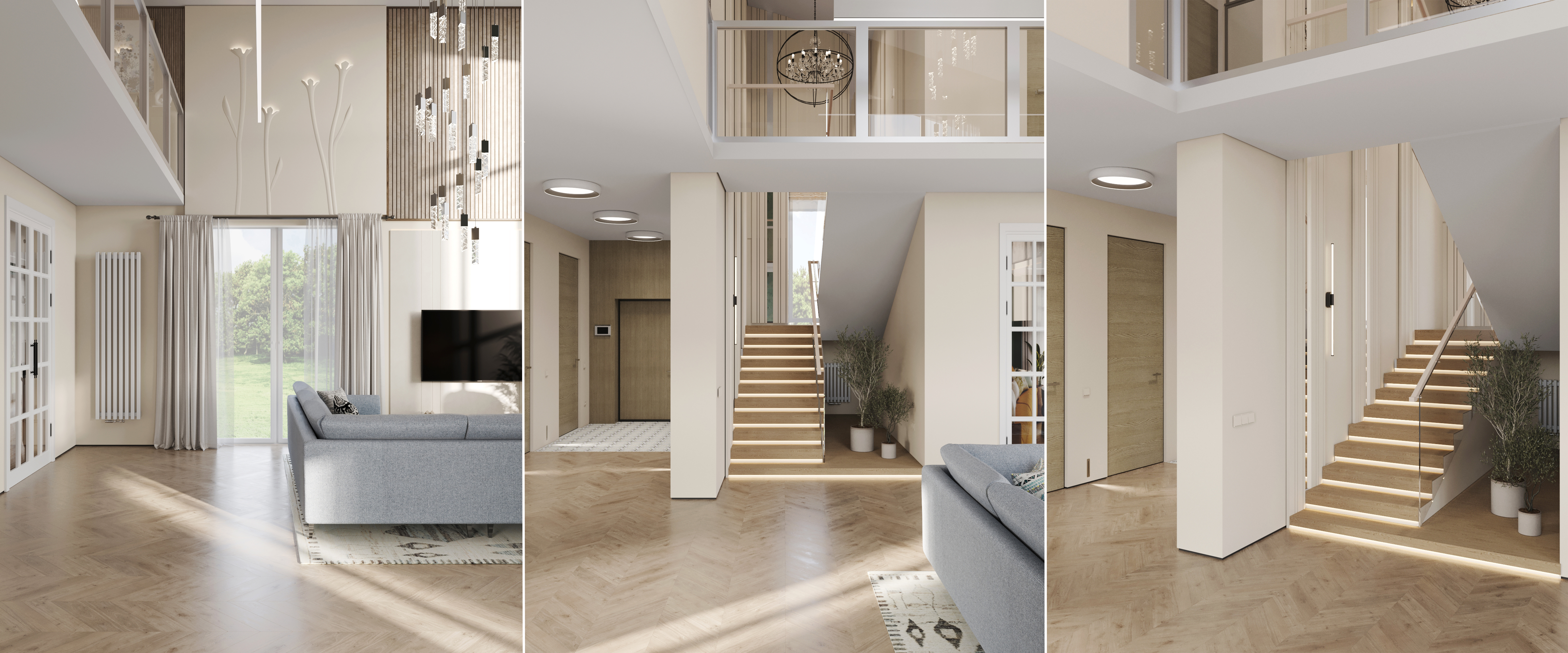 Kitchen | Living Room | Кухня | Гостиная-7