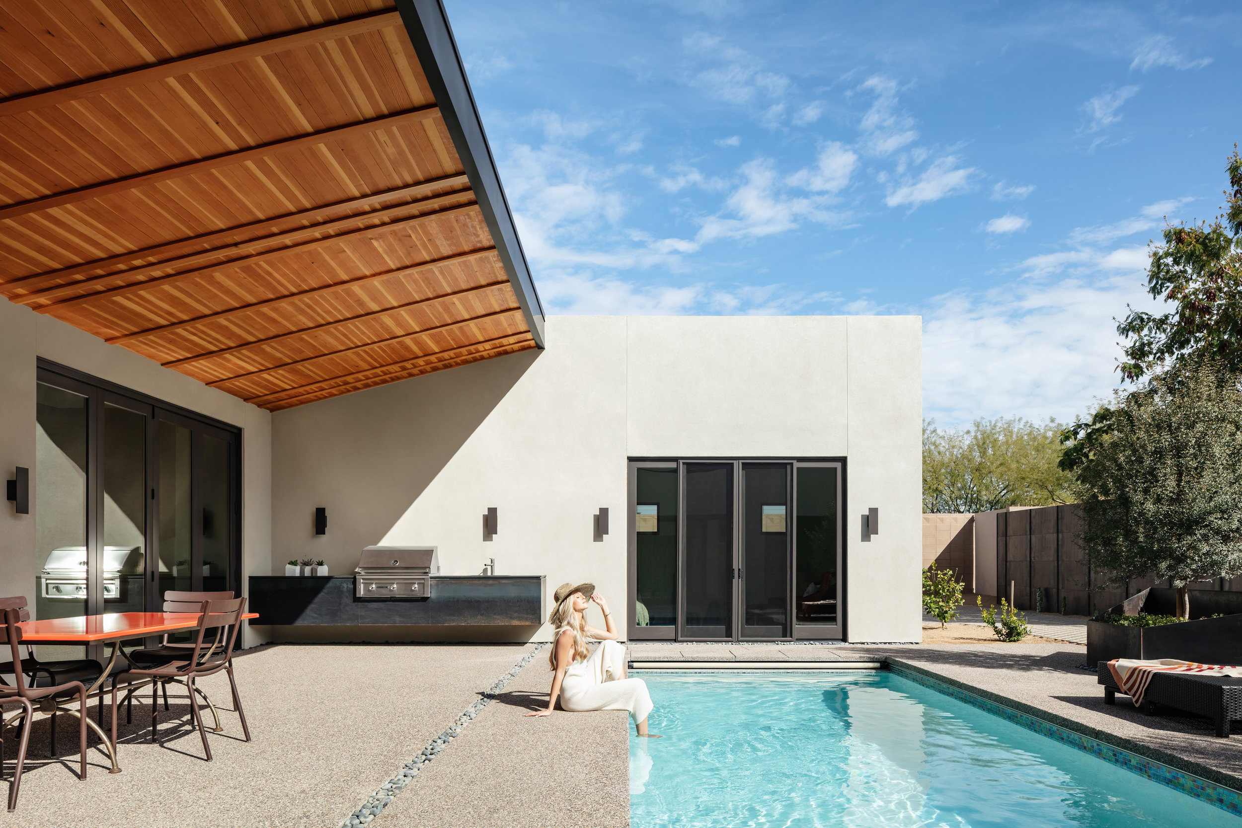 美国沙漠中的现代庭院别墅(2019)The Ranch Mine-16