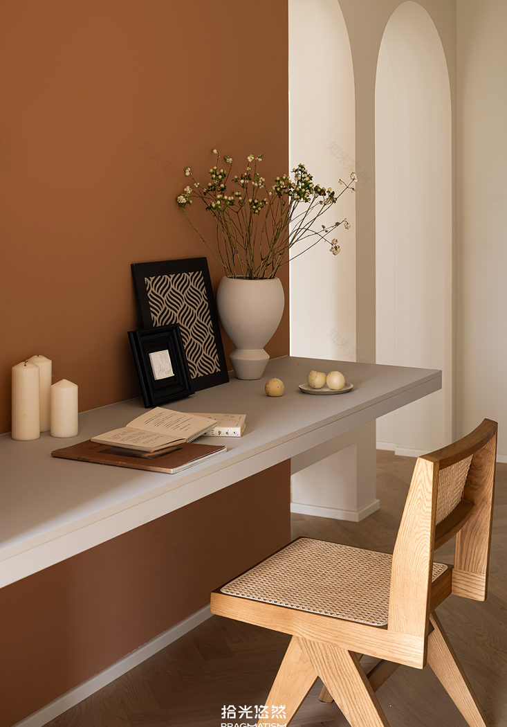 奶油风一人居设计-20