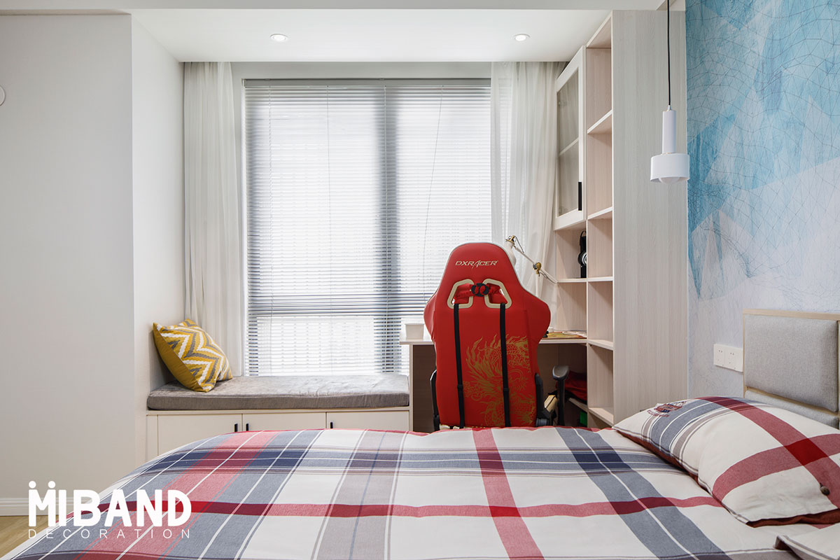 外滩一号：素·颜——88㎡北欧休闲风住宅  常州米邦装饰-17