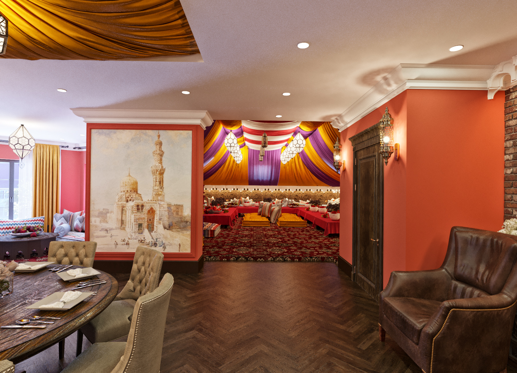 oriental lounge room- attic floor.-1