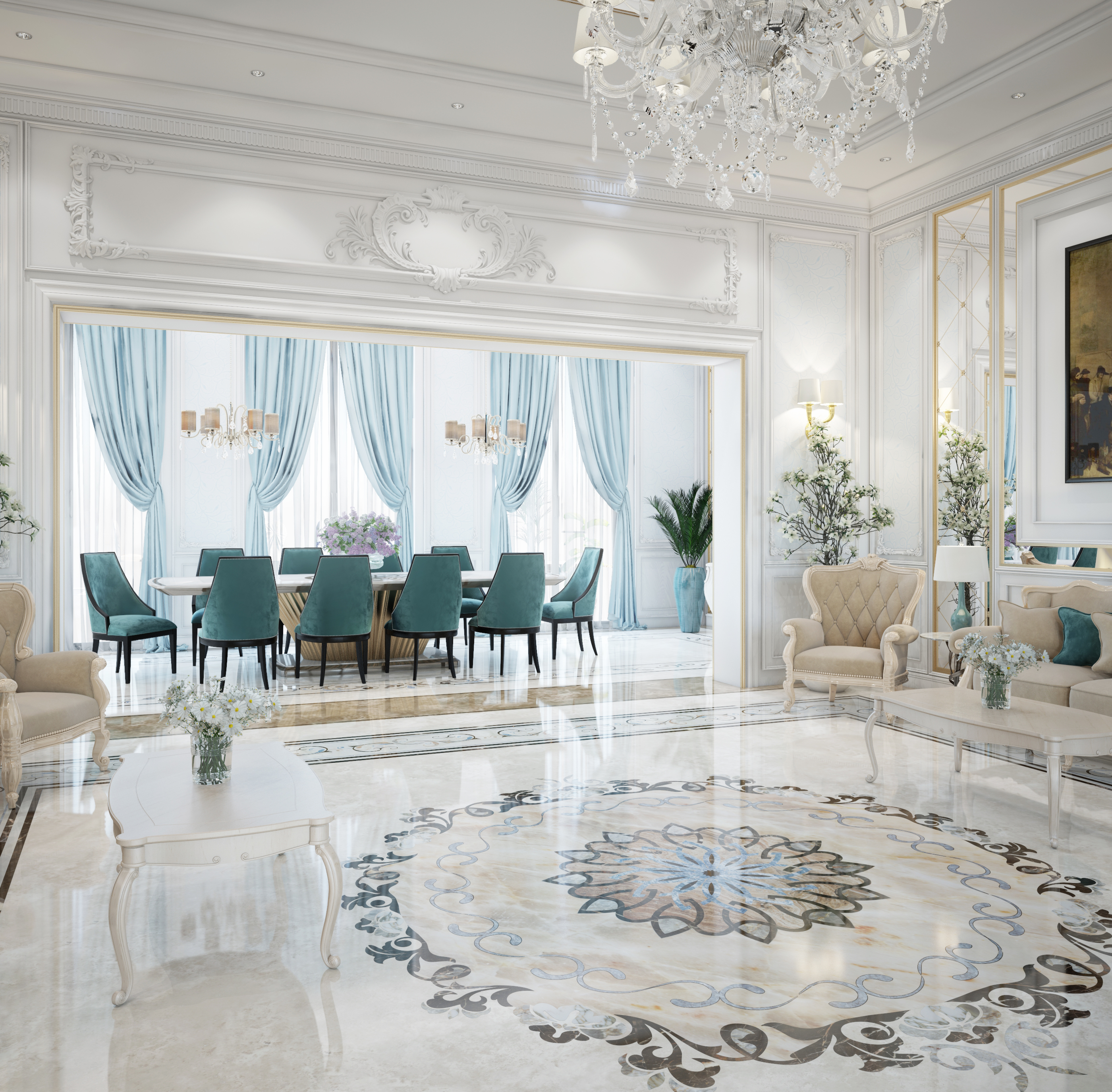 Classical interior design in kuwait-6