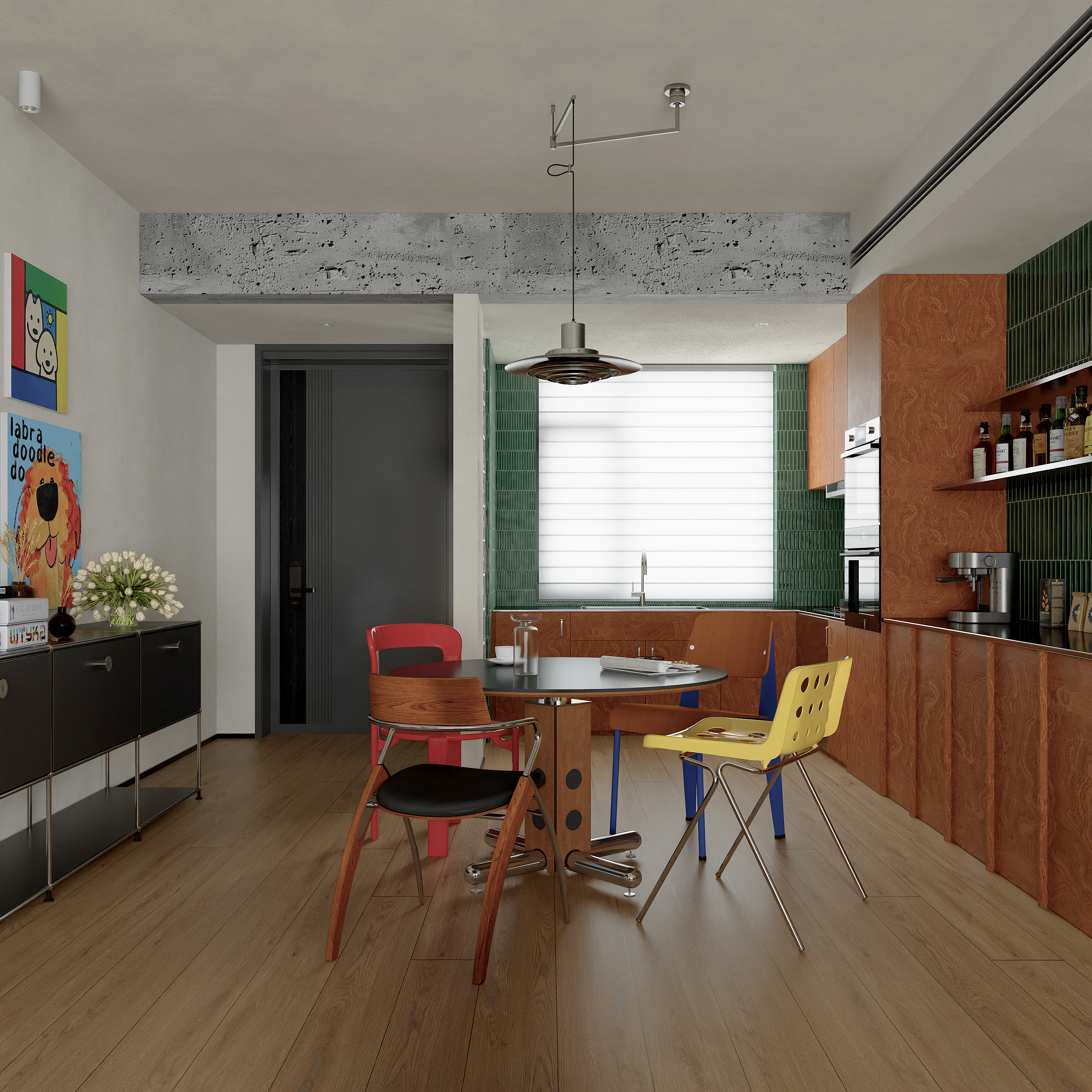 日常渲染——包豪斯-6