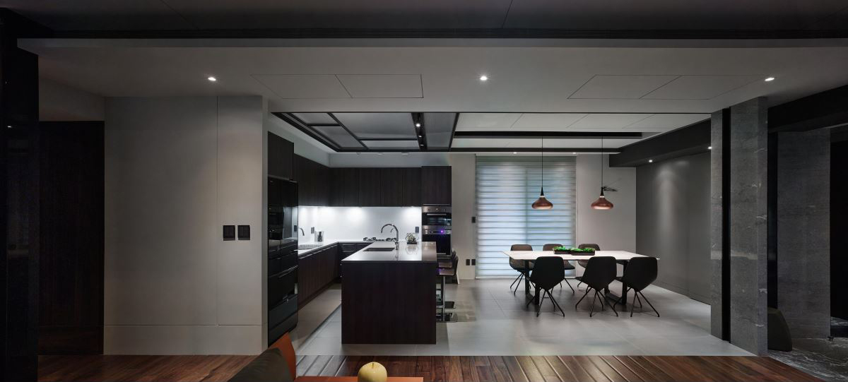 165m²现代艺术色彩住宅  大雄室内设计-7