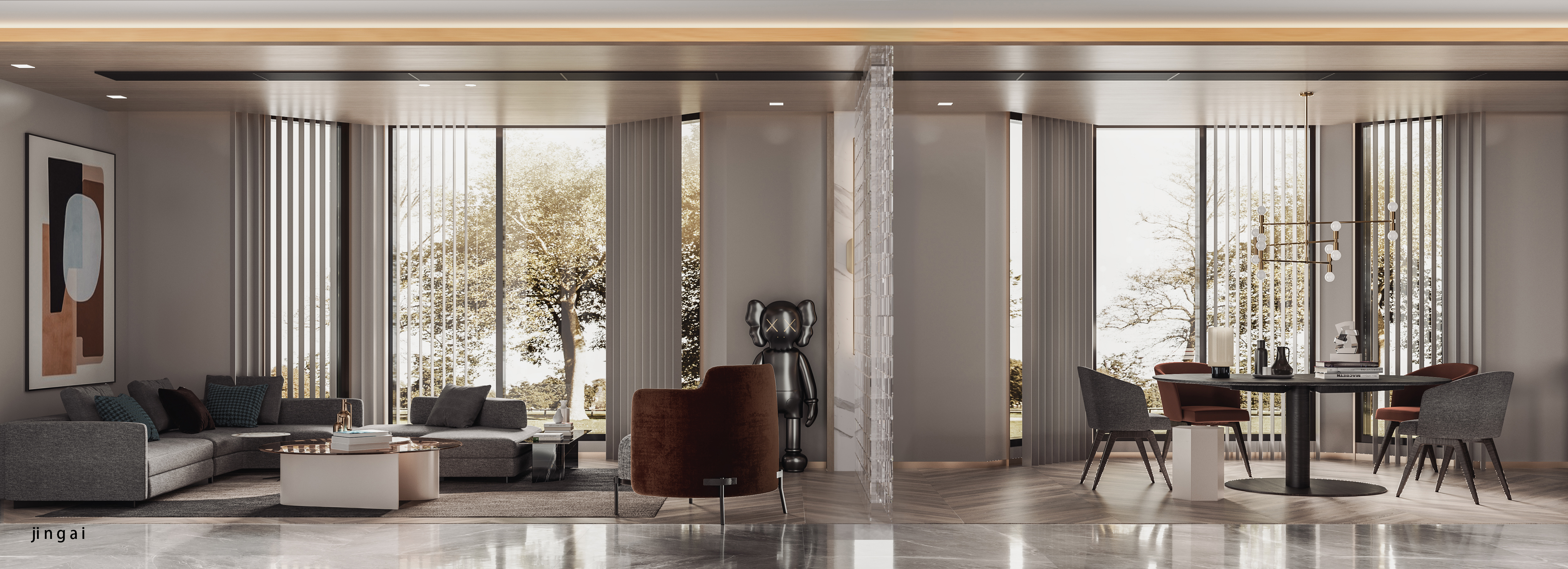 豪华大宅的 CR 渲染魅力-7