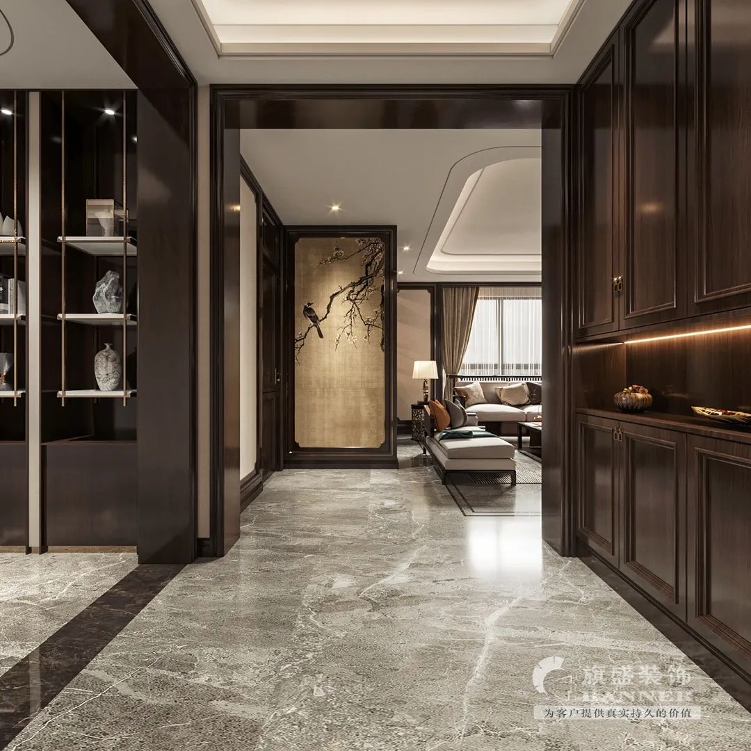 紫楹台新中式大宅丨旗盛-14