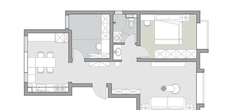 89㎡复古原木风，厨房打开秒变社交领域-53