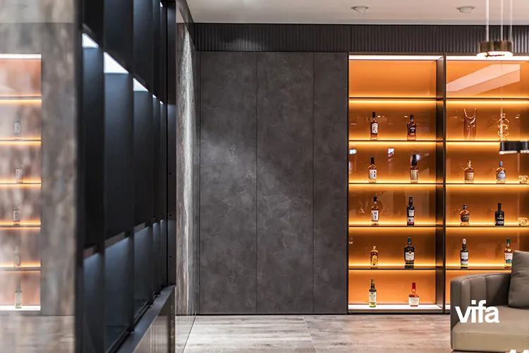 威法别墅客厅酒柜设计丨vifa威法-14