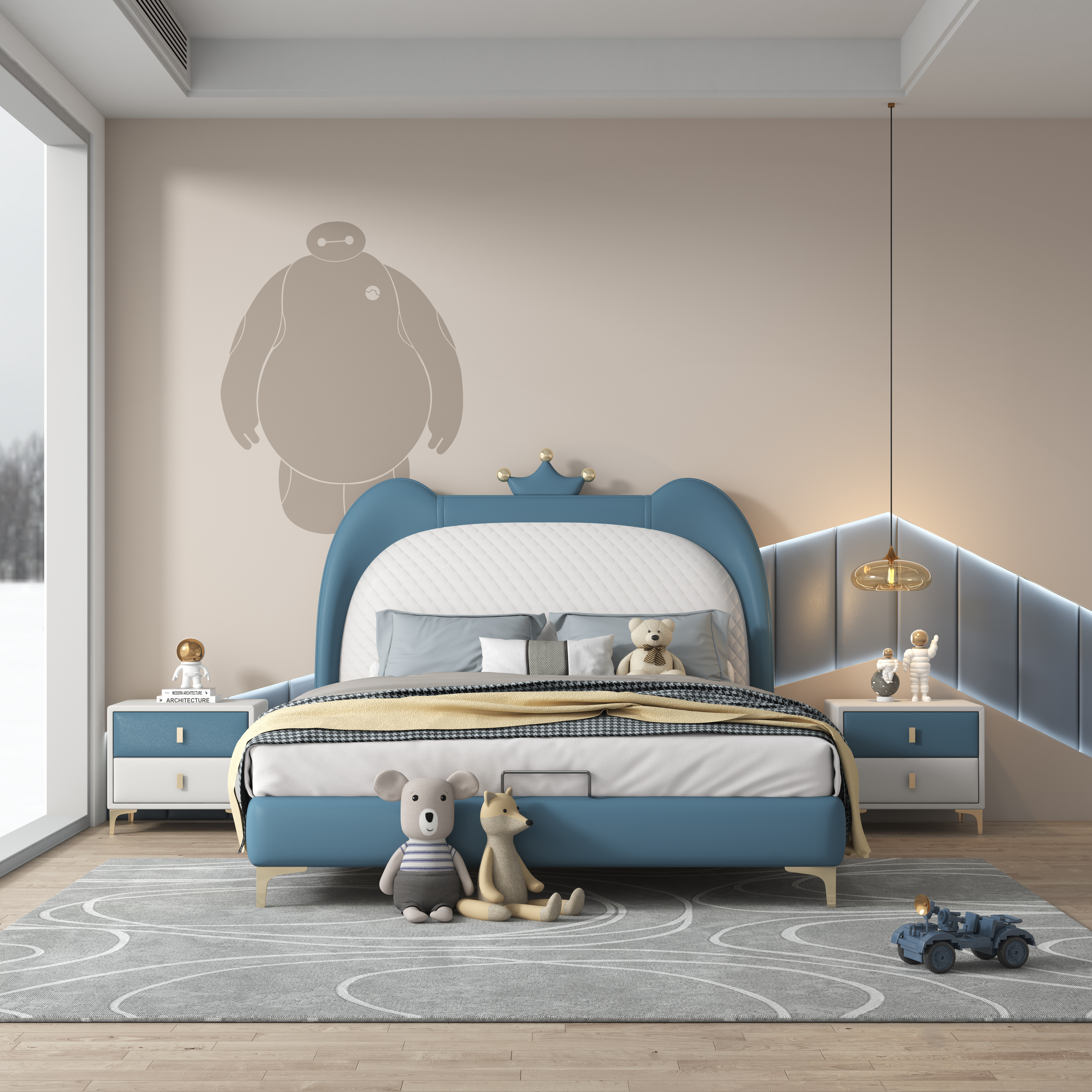 电商家具渲染儿童房间-7