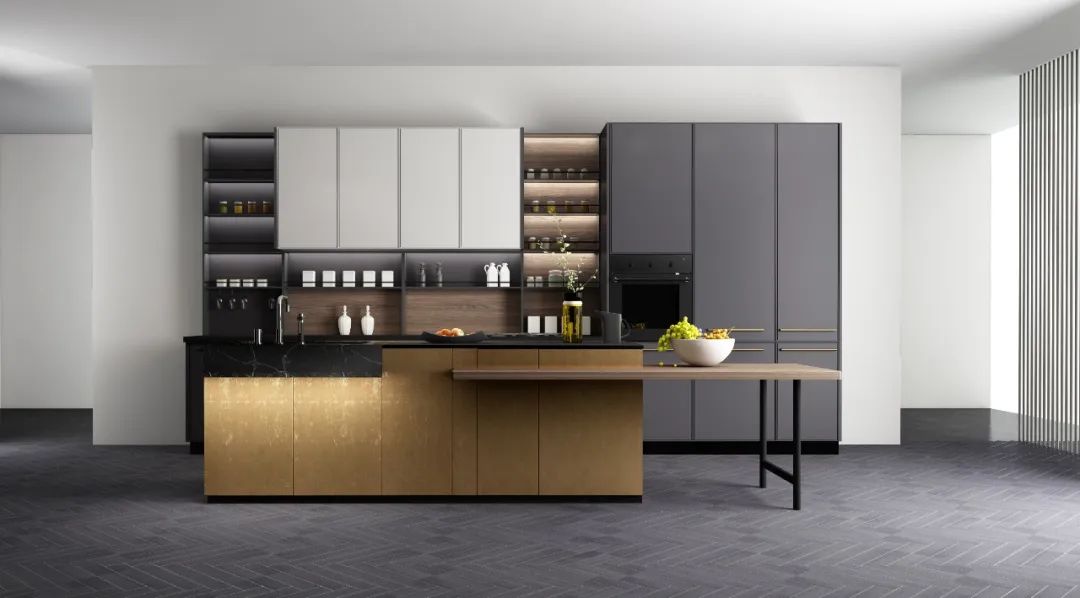 2020年欧派新品黄金海岸橱柜，工业风也有不一样的柔和！-6