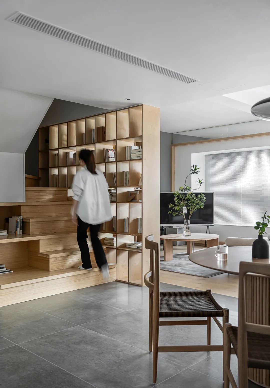 172㎡书香叠墅，原木与白的高级演绎 | 云行设计-18