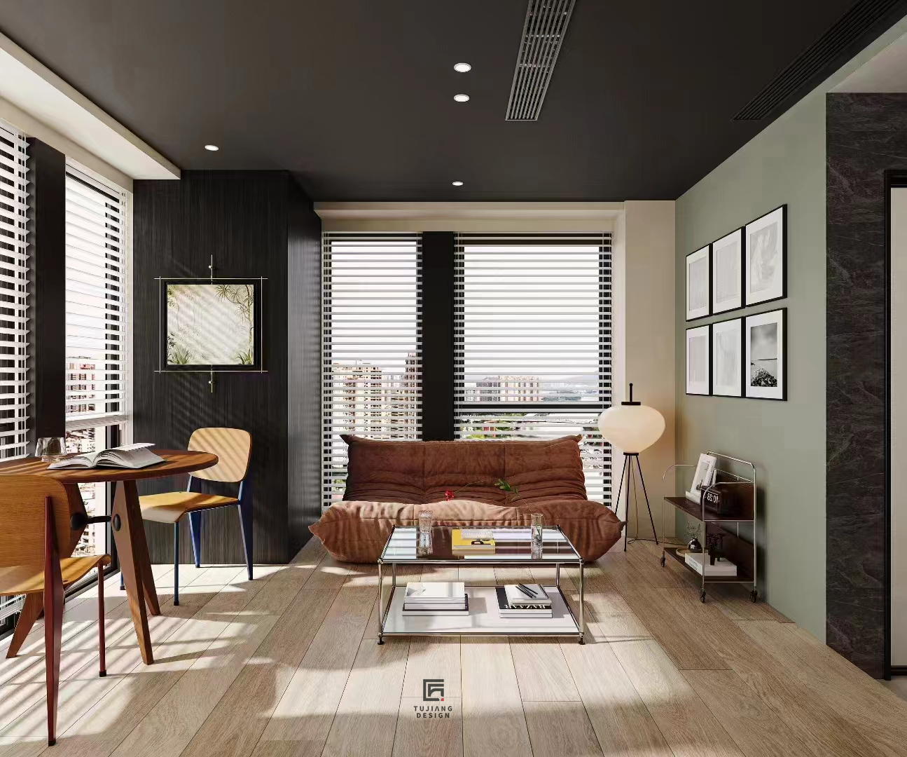 工装办公空间设计案例｜自然氛围下的高级简约感-1