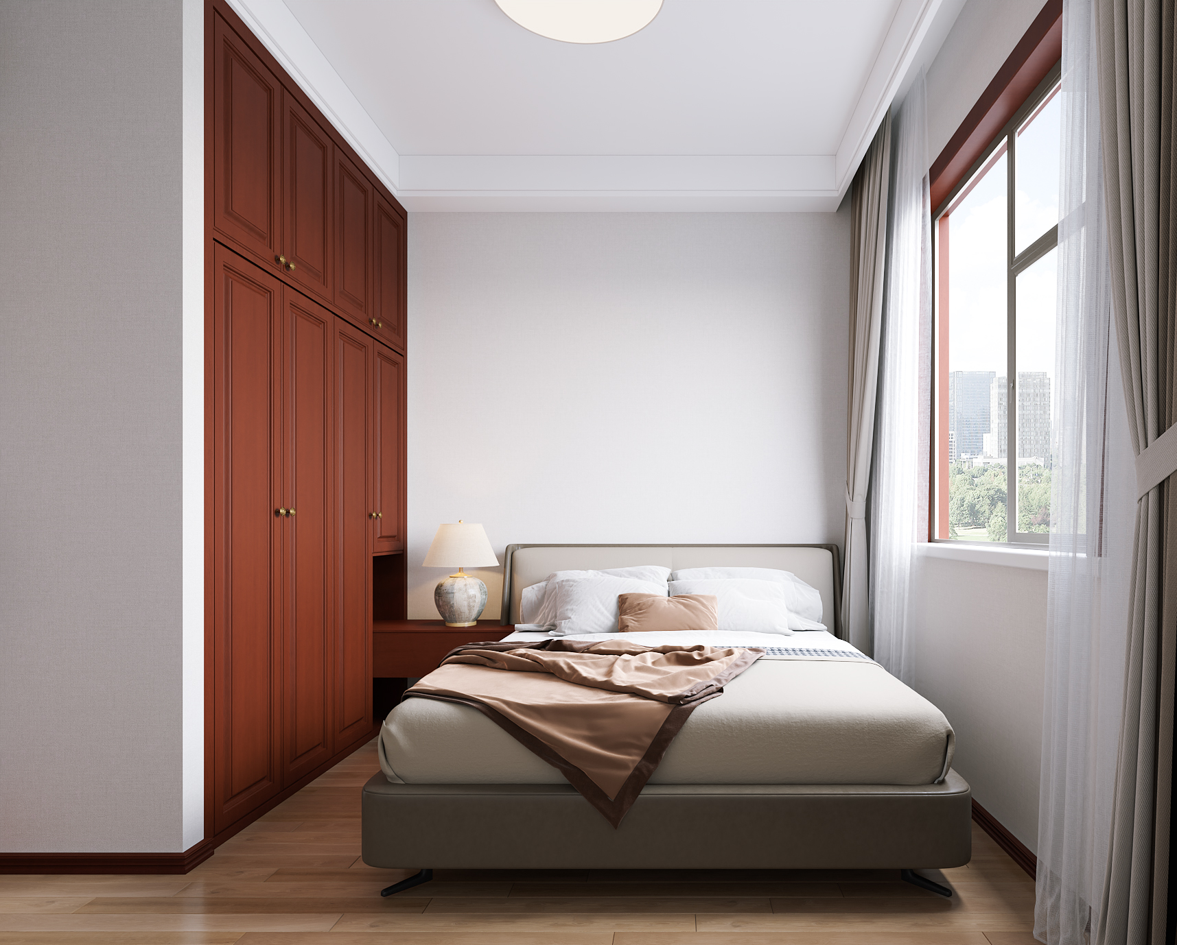 红木老中式家装设计-12