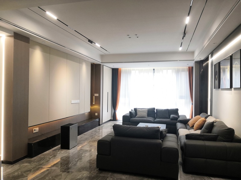 北尚御景 140 户型现代无主灯设计-1