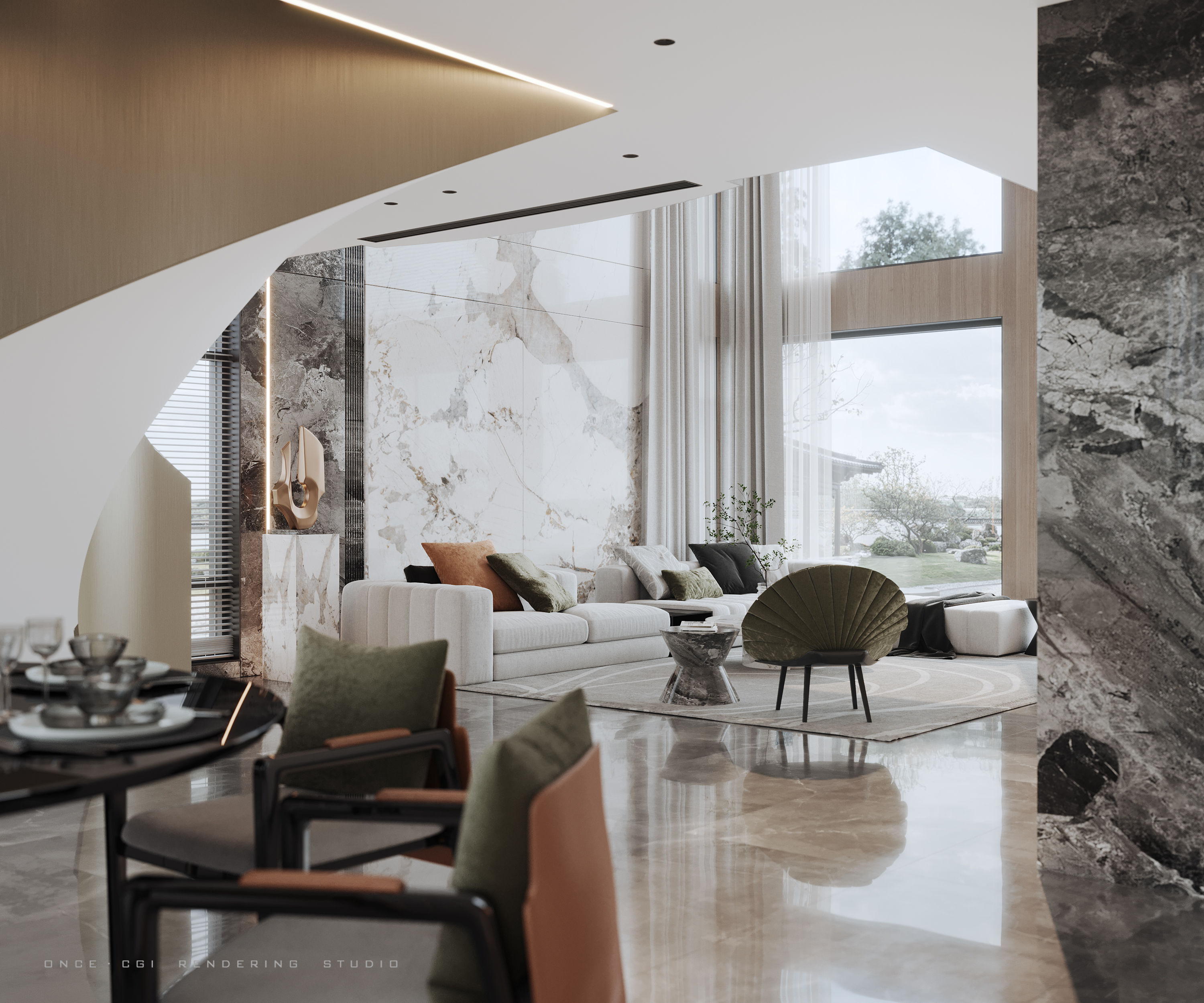 锦湖现代别墅丨ONCE·CGI·RENDERING·STUDIO-5
