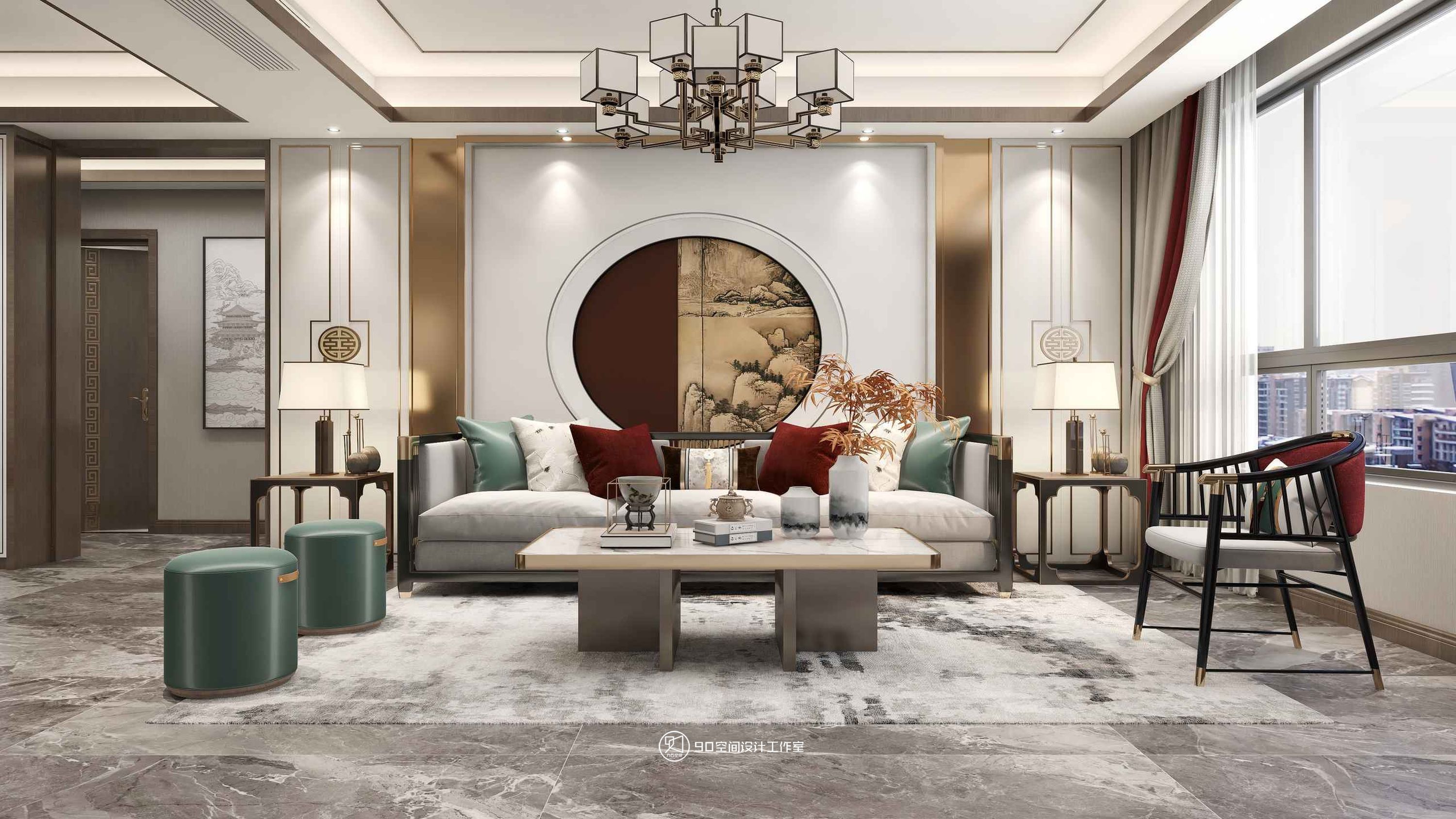 光辉岁月 · 118 平方新中式设计-11