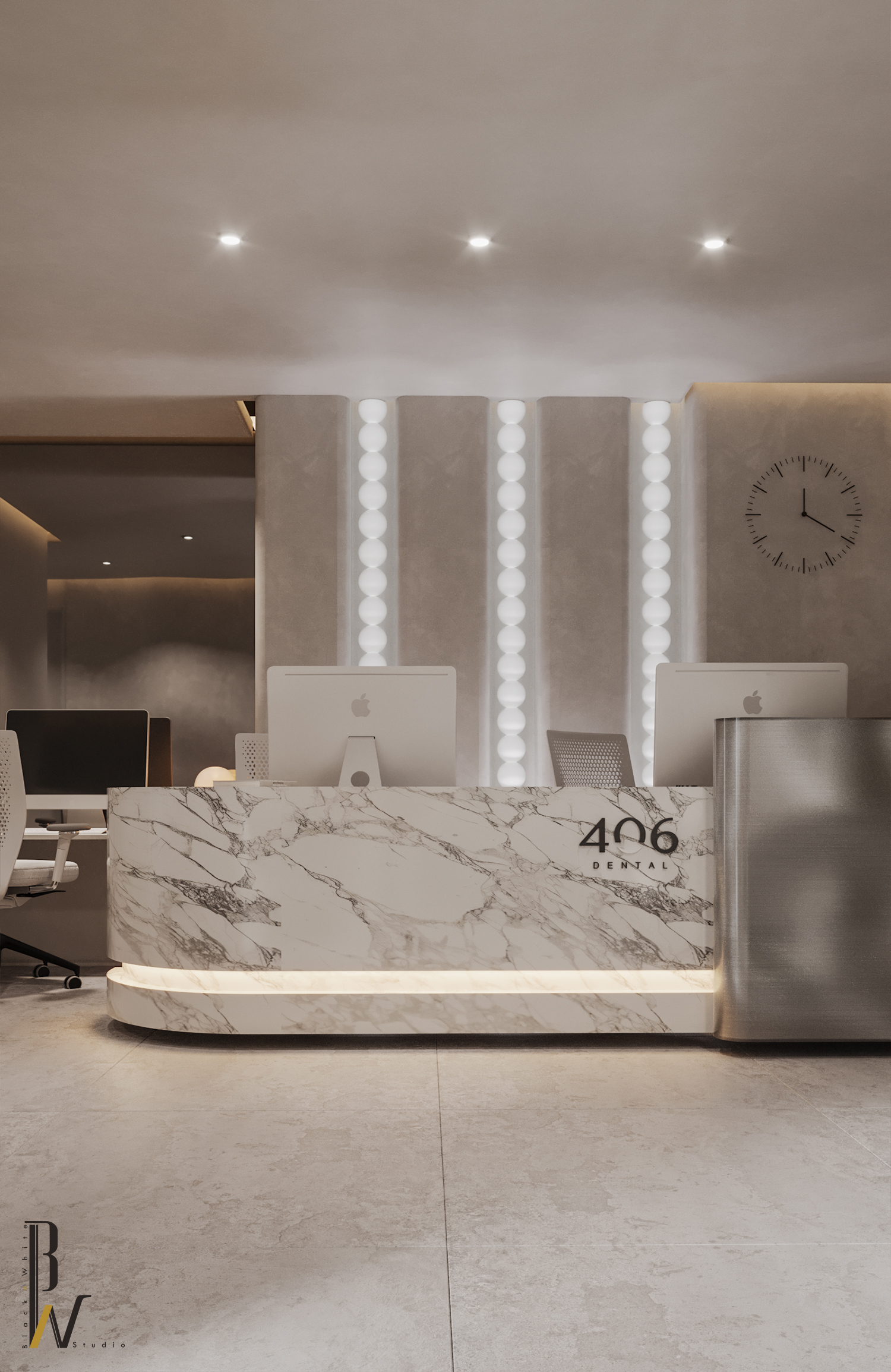 牙科诊所丨英国伦敦丨Black N White-30