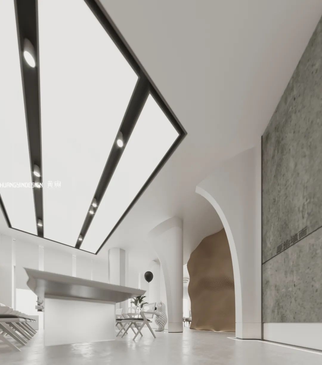 壹等艺国际涂料银泰展厅丨中国台州丨黄寅设计事务所-42