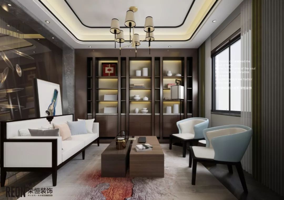 新中式风格家居设计,传统与时尚的完美融合-91