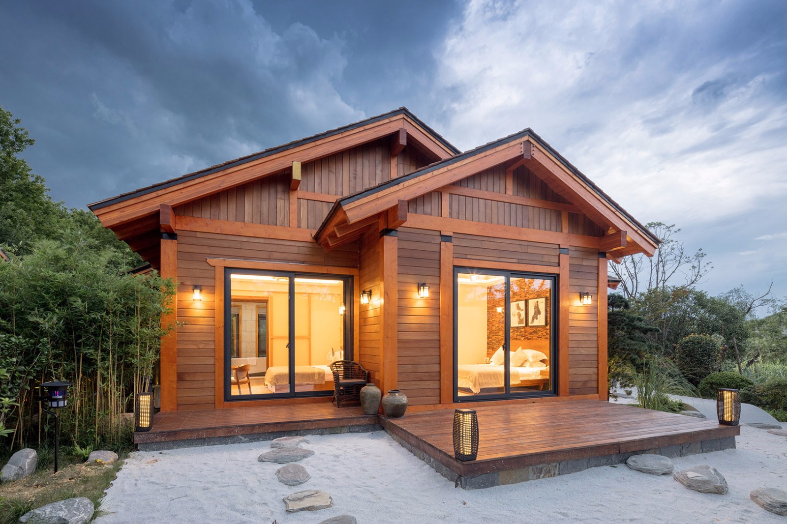 禅意和式度假别墅  米川工作室-2