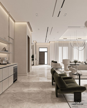 开放式起居空间 开放式接待区