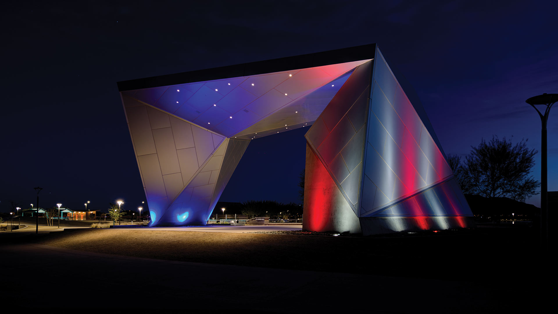 吉尔伯特地区公园圆形露天剧场丨Acuity Brands-15