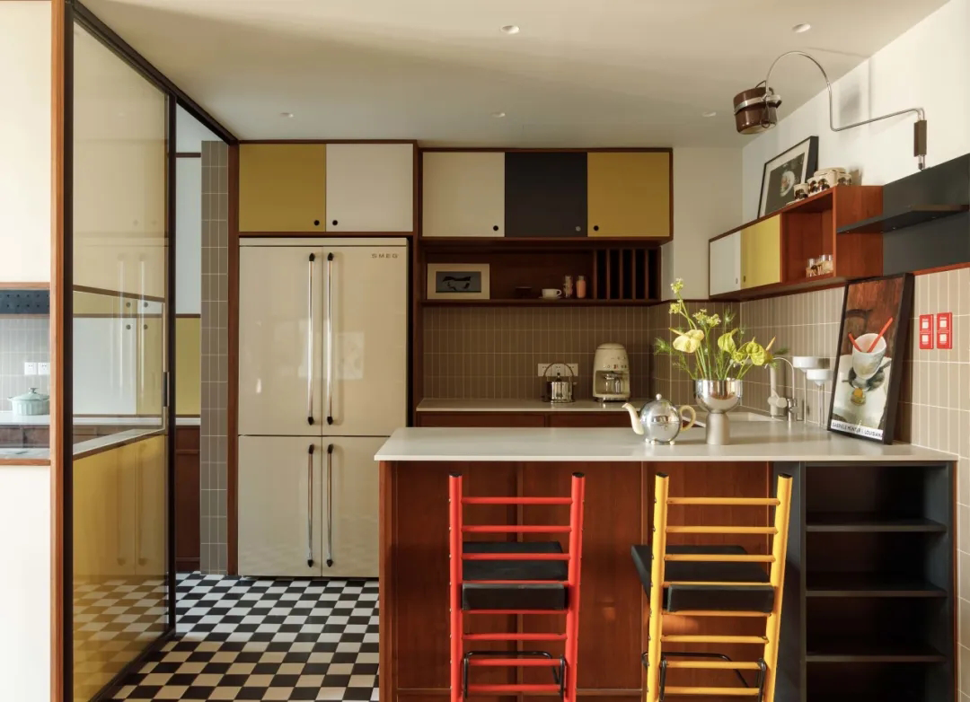 臻溪空间设计|中古加点色彩,形色兼备,丰盈有趣!丨中国上海-68