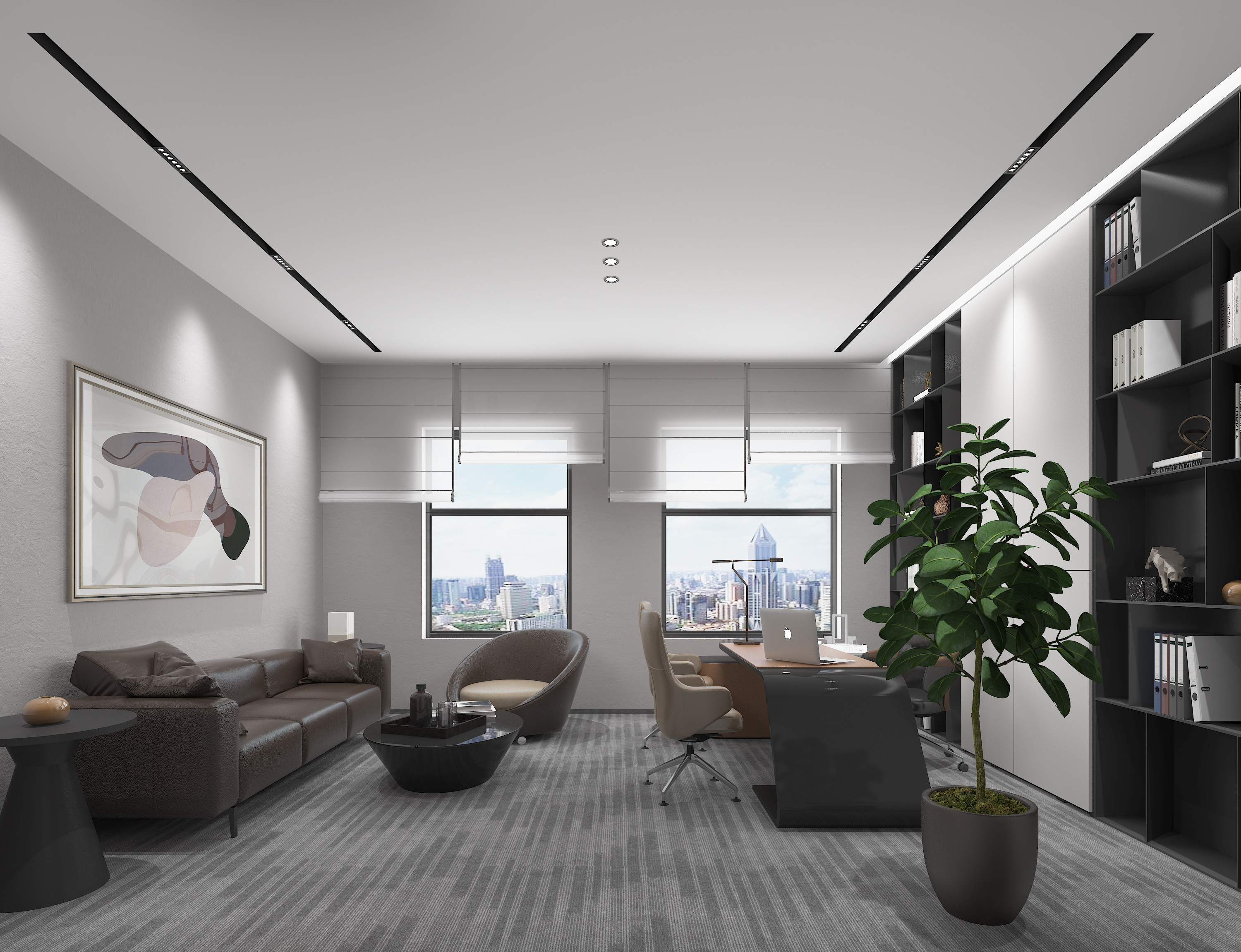 温馨港湾·现代简约家居设计丨知名设计师-11