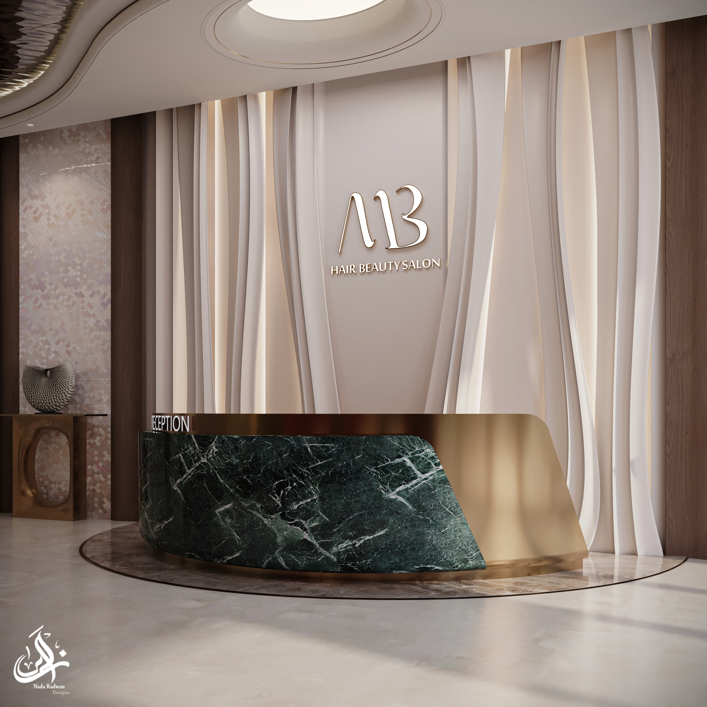 MB美发沙龙与MB美容沙龙丨沙特阿拉伯丨NADA RADWAN-8