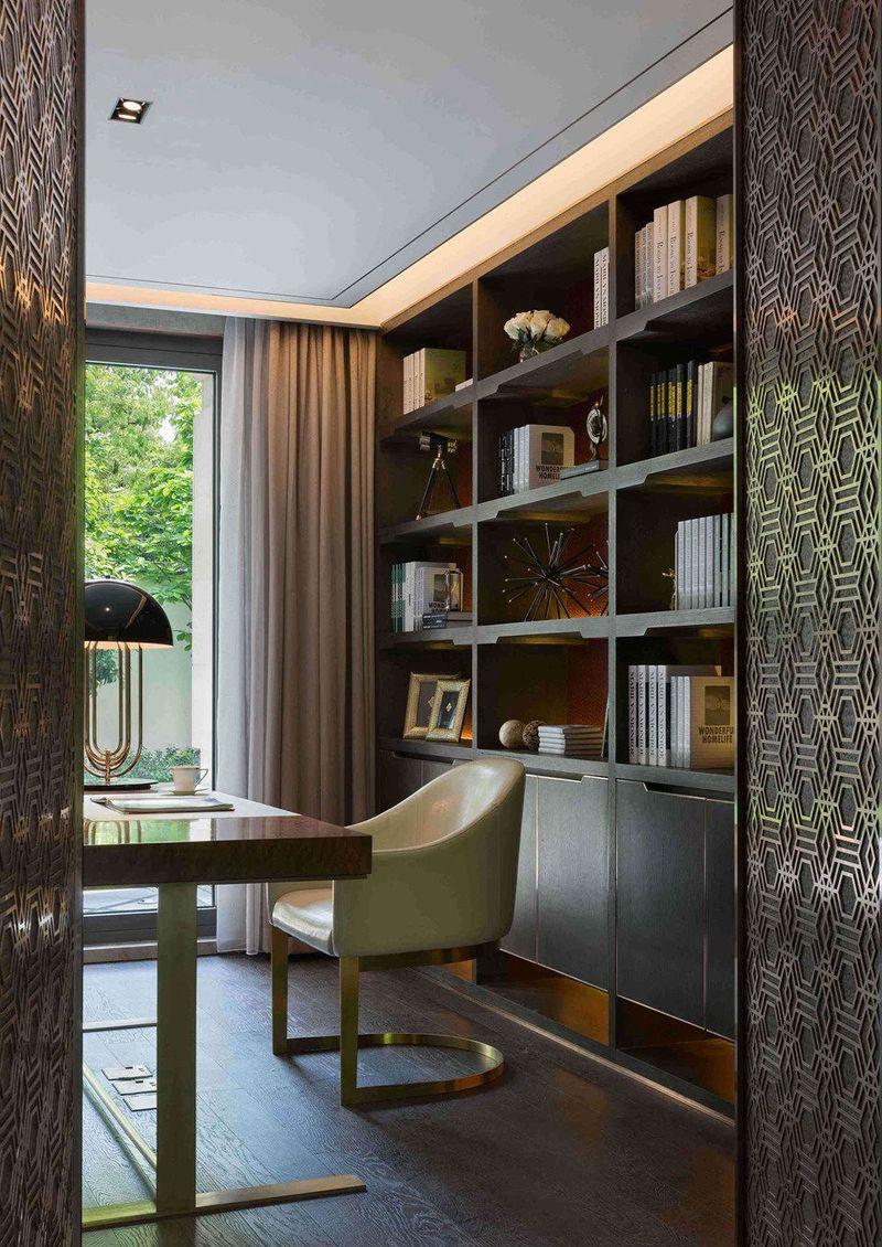 新浦江城十号院现代轻奢别墅设计-17