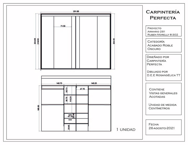 莫雷利家具衣柜，衣橱丨Perfecta Carpintería Arq-12