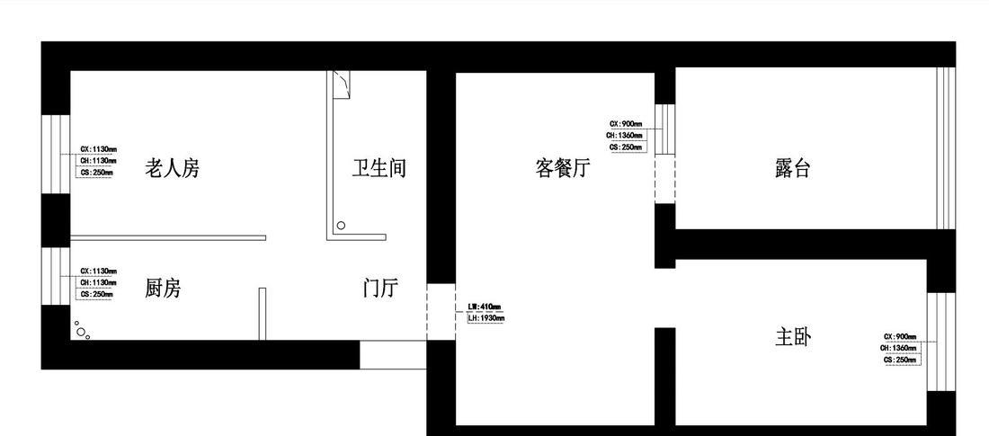 榨干每一寸空间·爆改昏暗老房-2