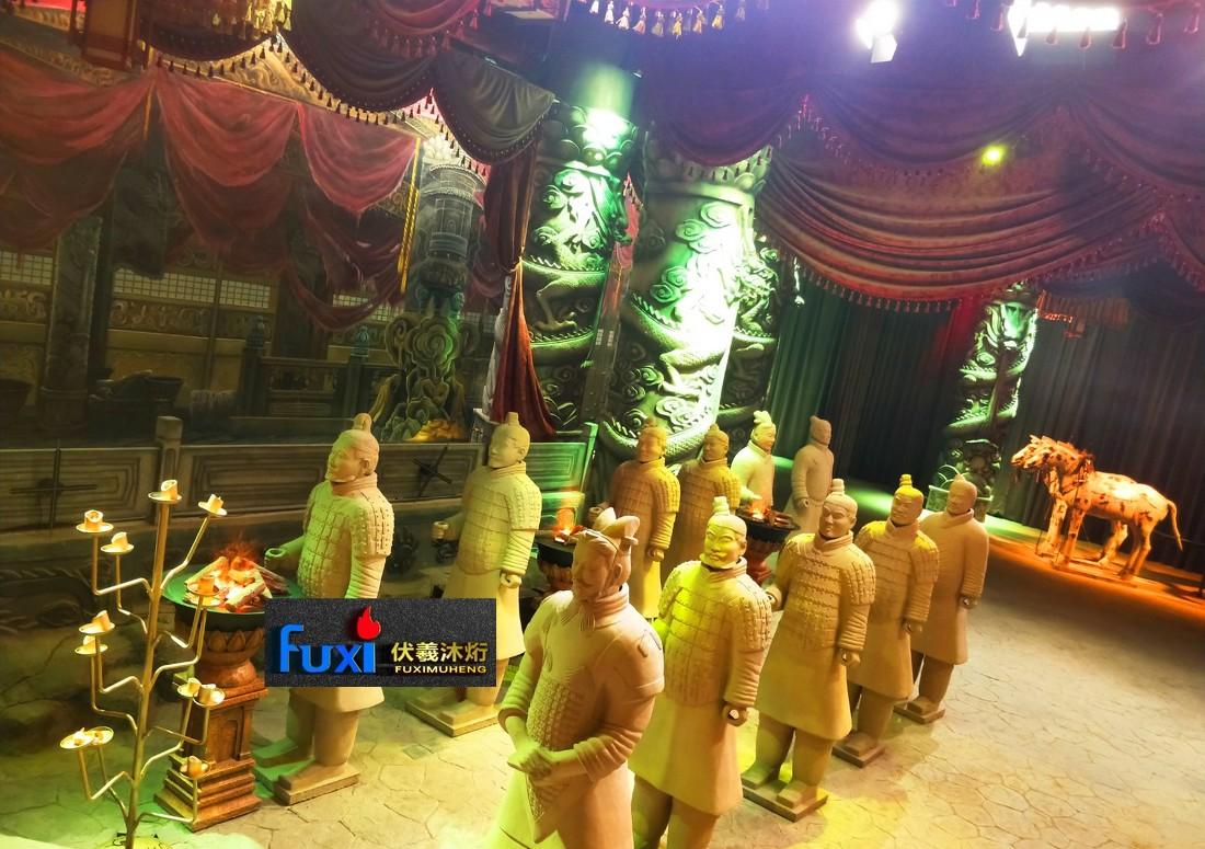 五一长假游兵马俑，体验伏羲壁炉篝火盆设计魅力-12