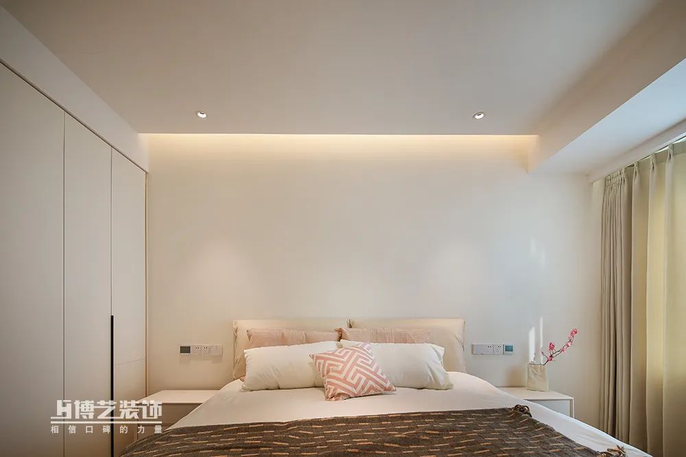 奶油风河畔名邸,春日浪漫居家空间丨博艺装饰-32