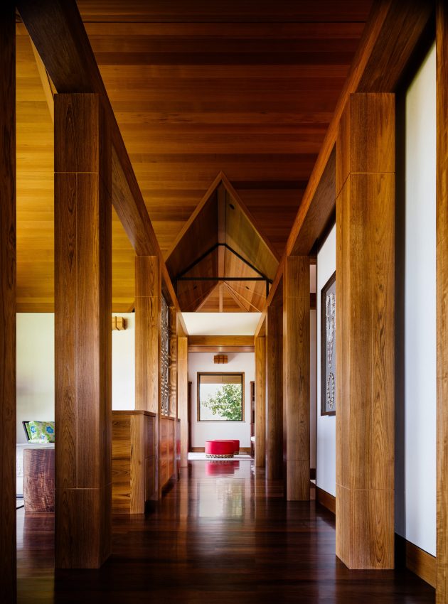 夏威夷模仿传统村落概念的住宅丨美国夏威夷丨De Reus Architects-33