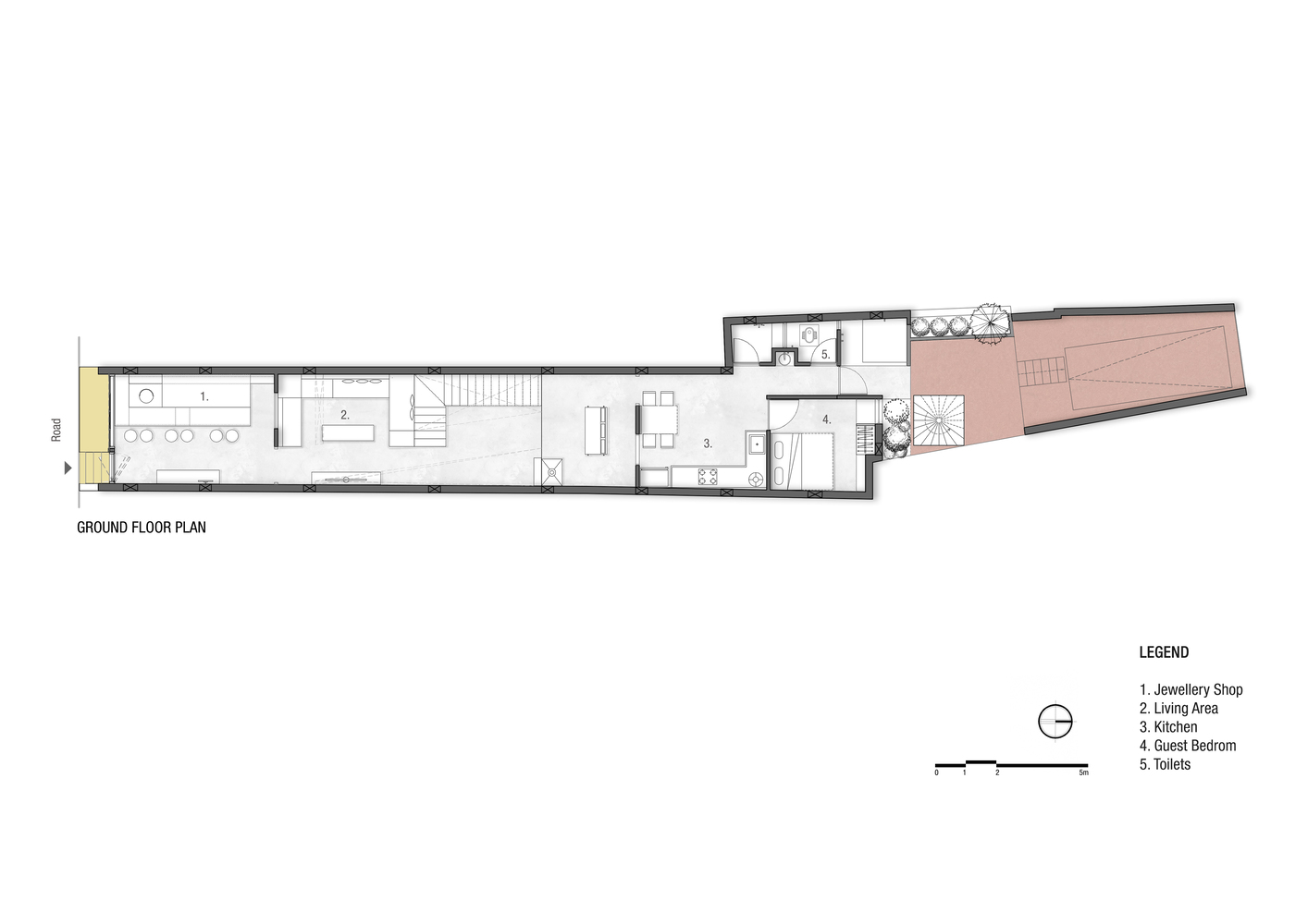 印度 Mandvi 的线性住宅丨The Company of Design-40