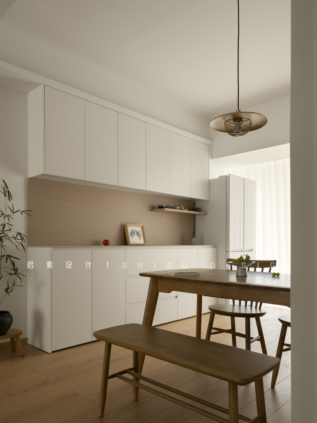 日式原木风平层设计丨拾素设计-45