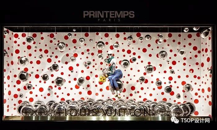 YAYOI KUSAMA设计Louis Vuitton纽约旗舰店橱窗-11