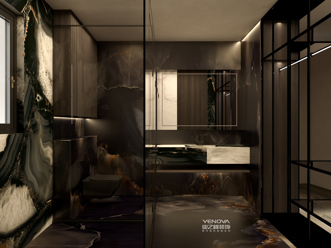 意式轻奢誉峰别墅丨黄旭-31