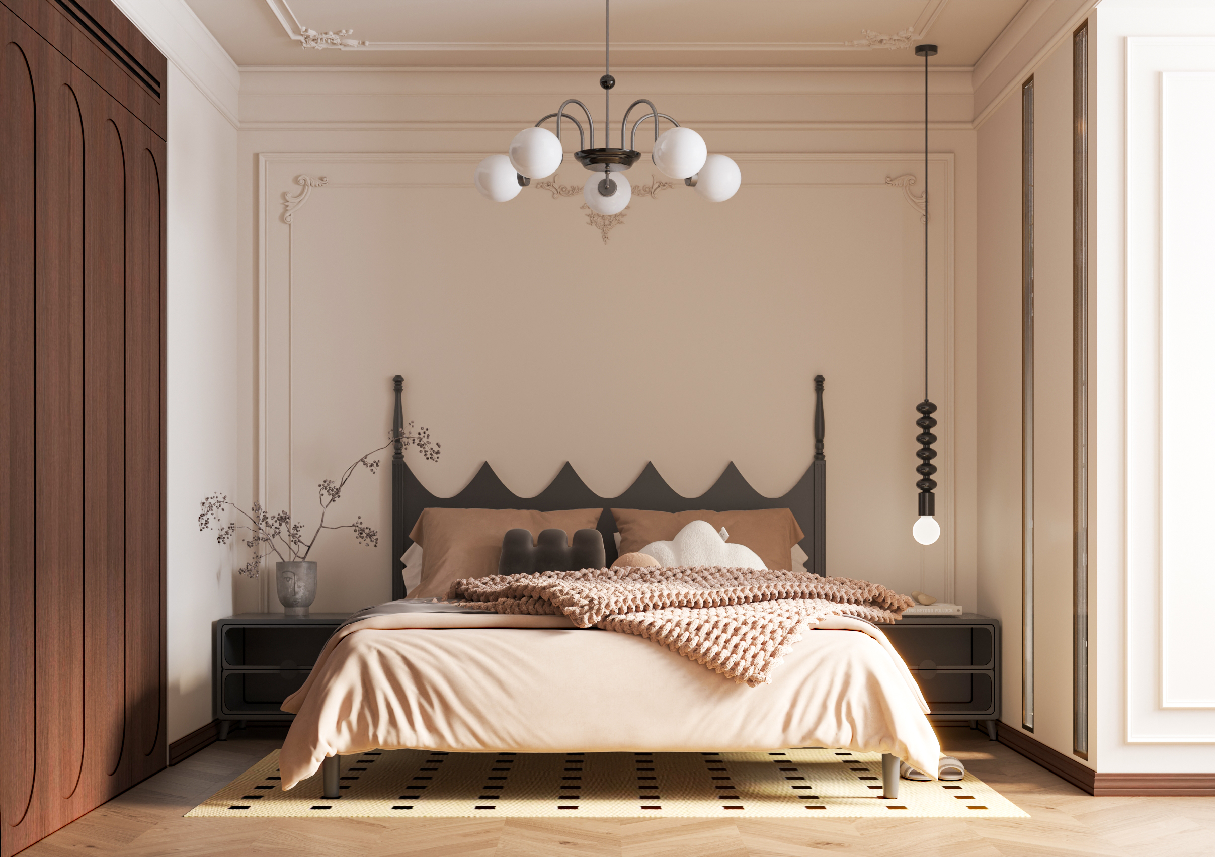 武汉-城投-瀚城璞岸 法式中古风别墅设计-11