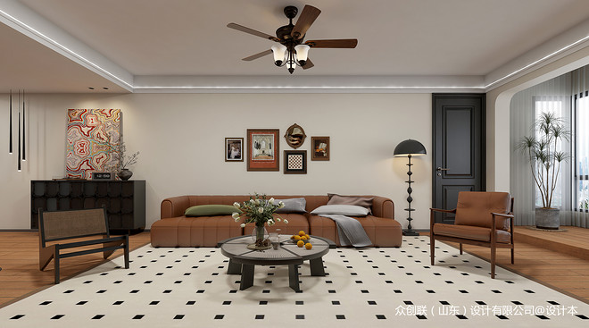 鲁商银座花园160平米三居装修-12