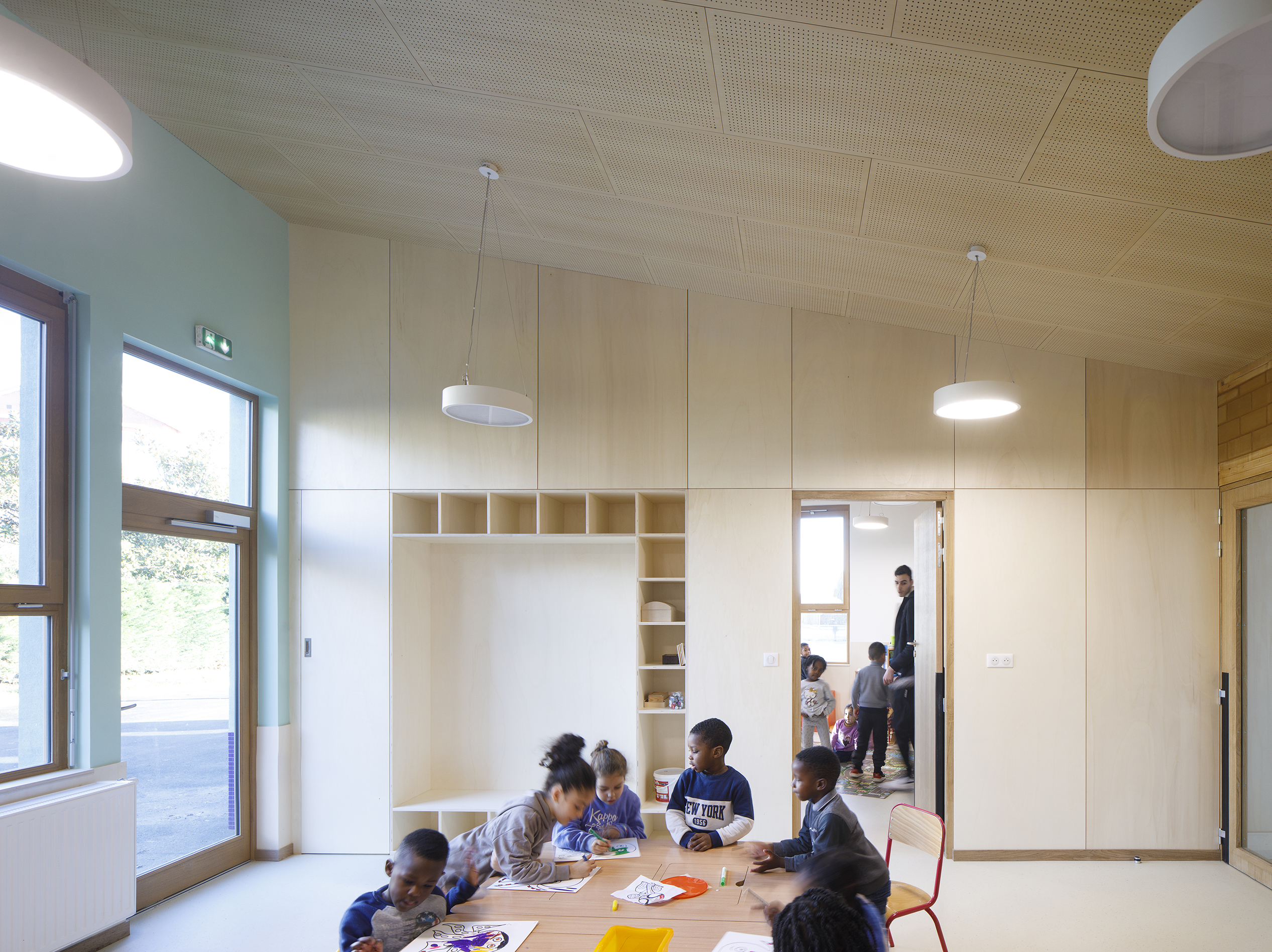 巴黎附近一所小学的翻新项目丨法国丨SOL architecture et urbanisme-29