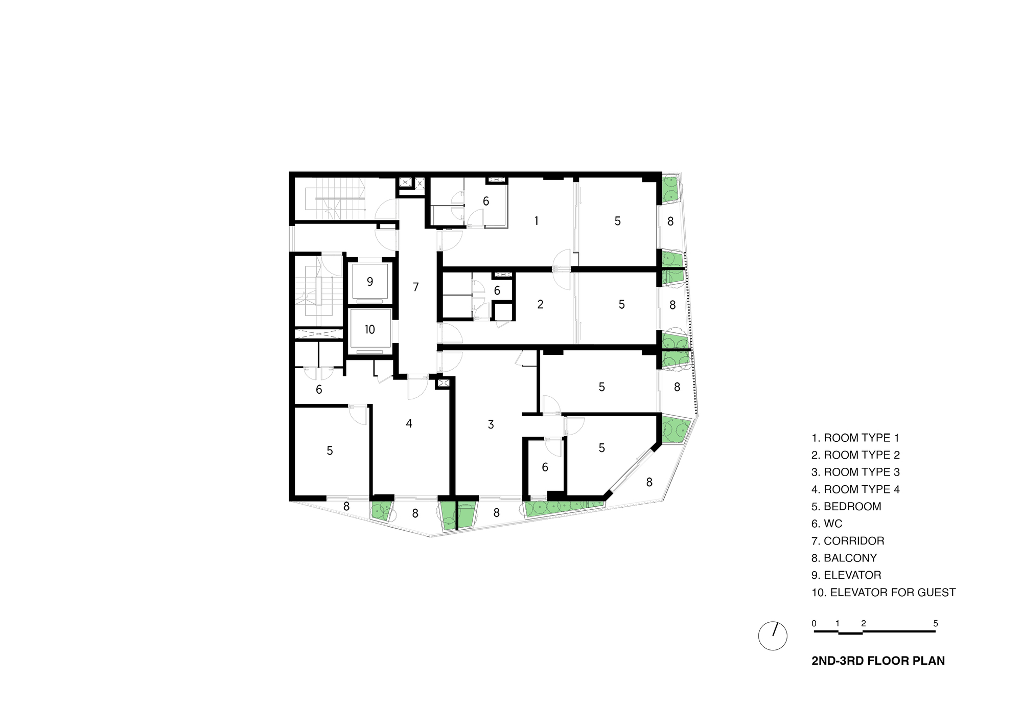 Taiyo 服务式公寓丨越南丨Ho Khue Architects-37