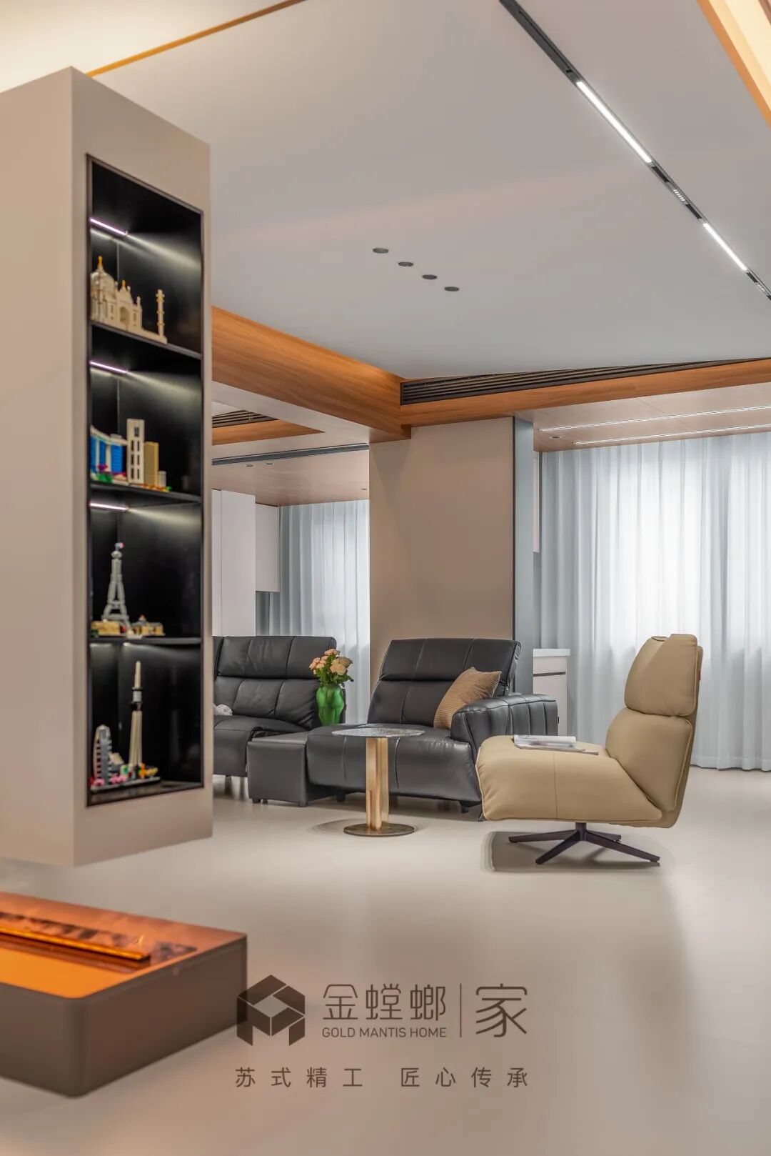 「金螳螂家泗阳店」190㎡意式风|理性优雅的美学-30