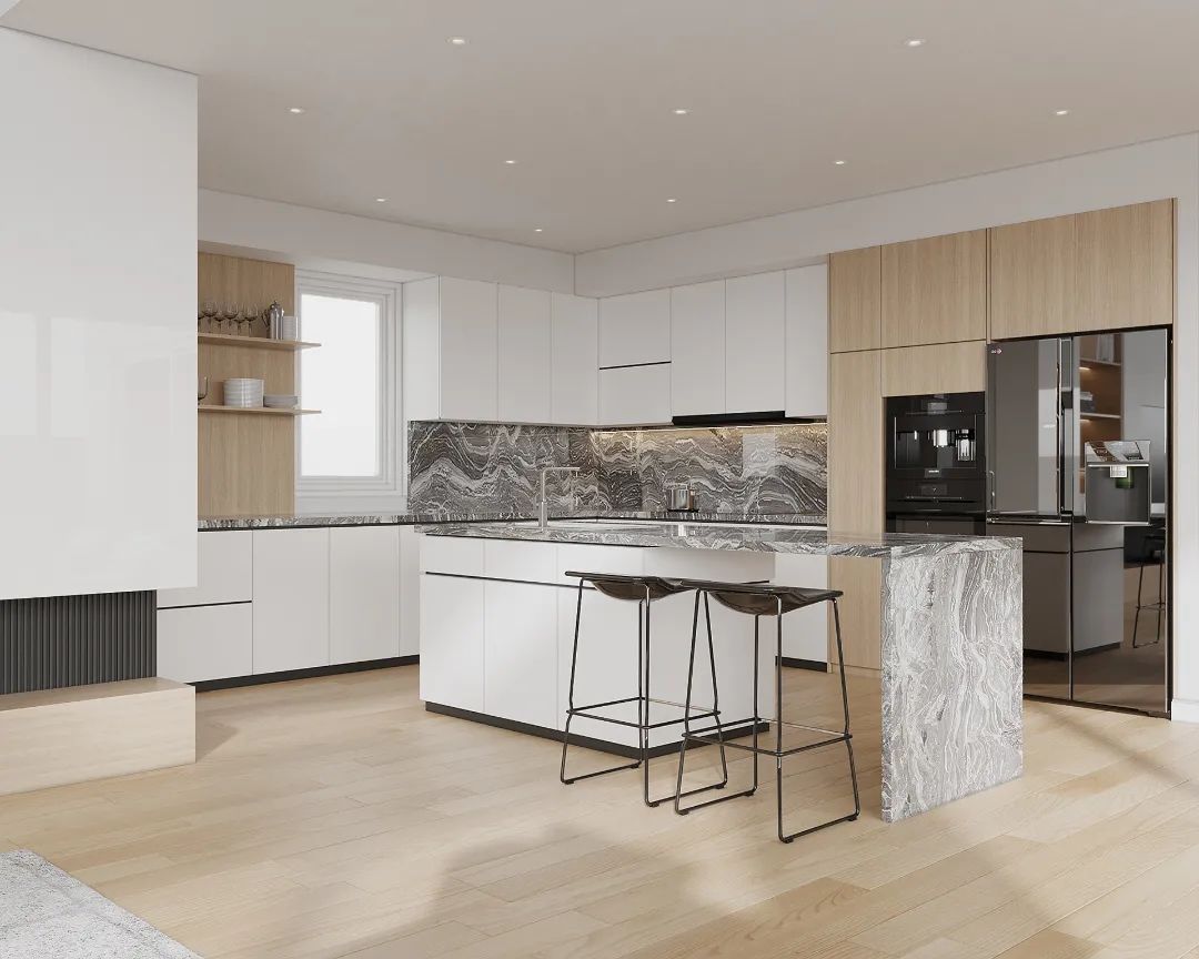 多款式岛台设计，厨房C位-57