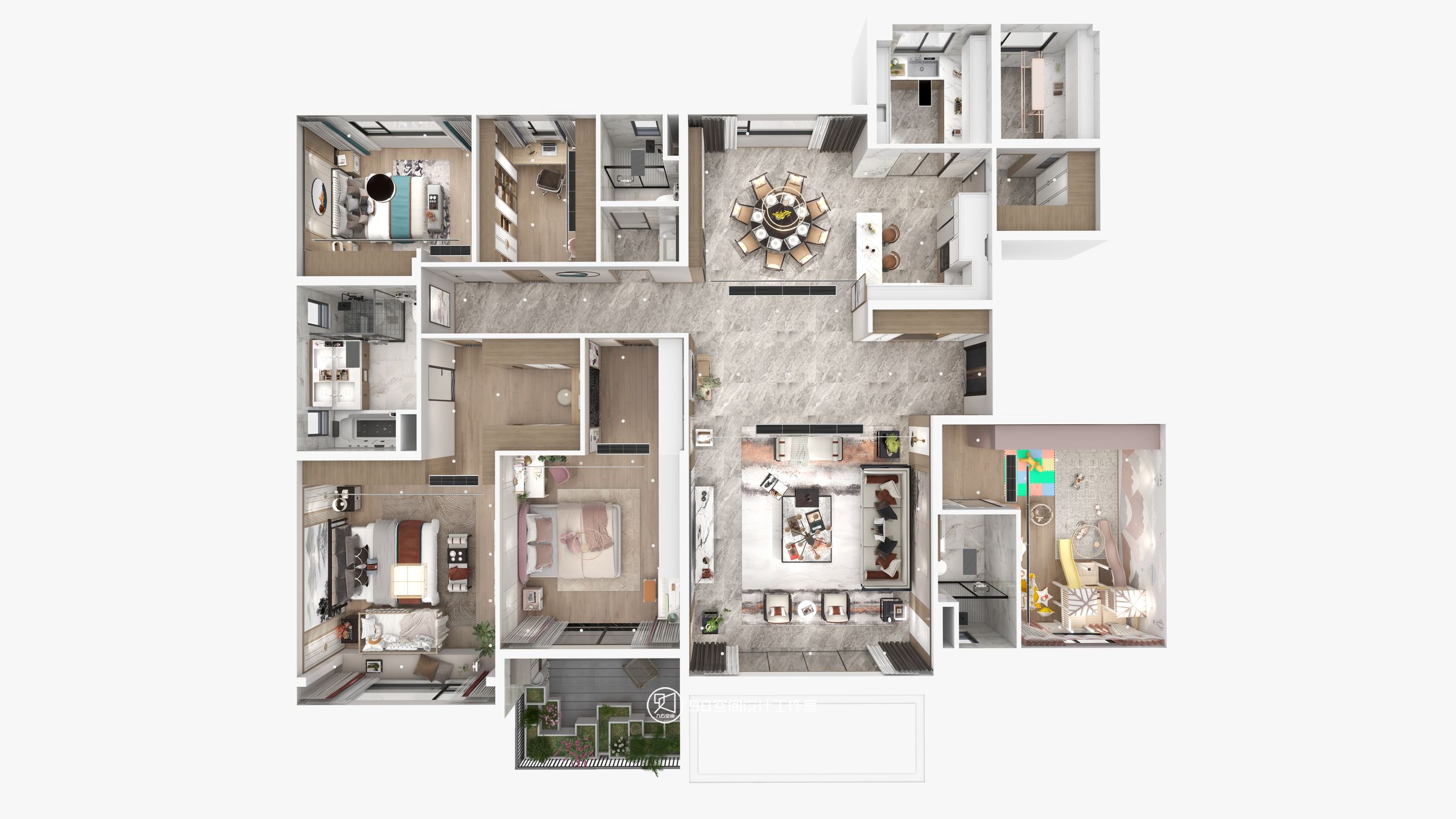 西楼别序新中式风格丨90 空间设计-59