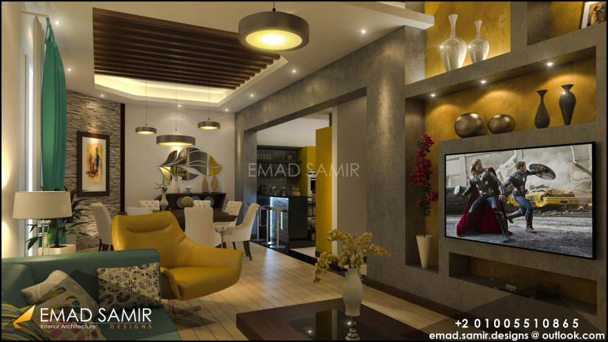 2015 年 Hatem El Zonfoly 公寓室内设计-6