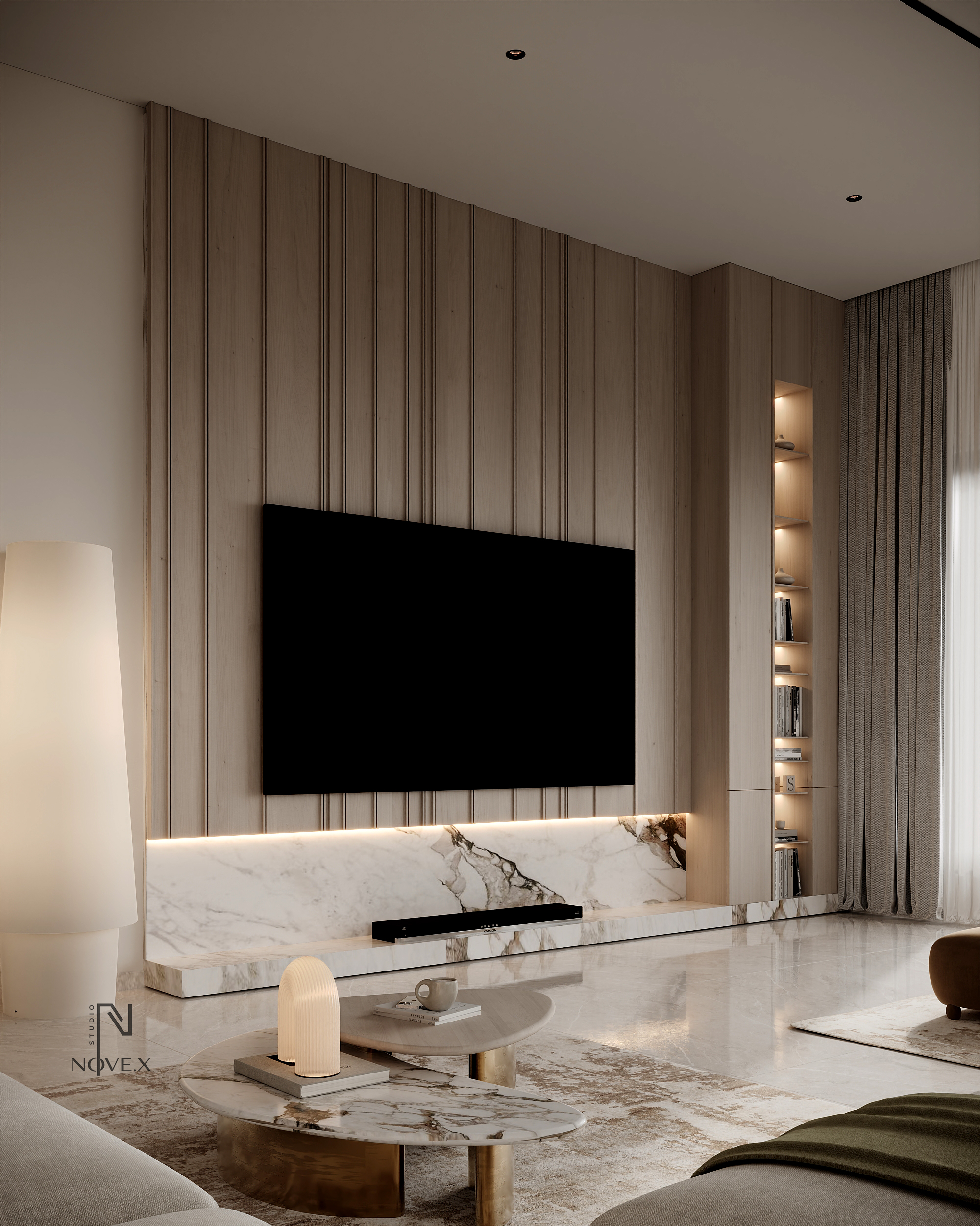 现代宁静卧室丨阿联酋迪拜丨Novex Studio-17