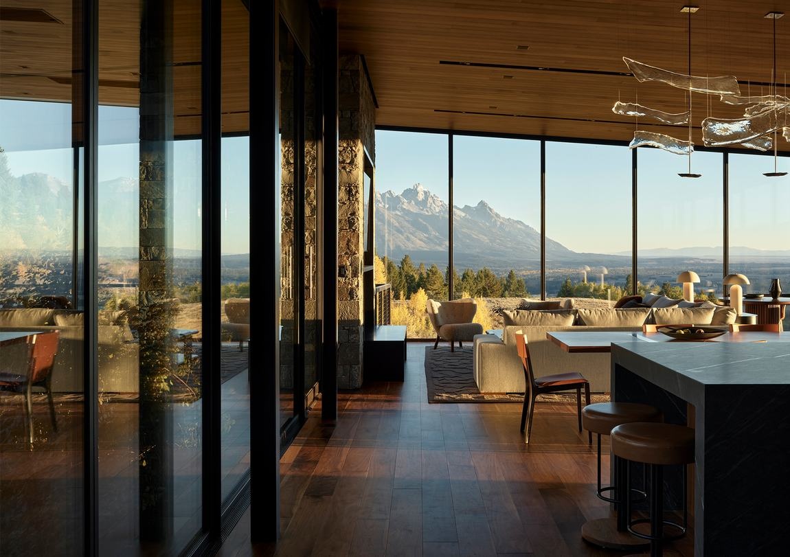 平静的自然建筑 · CLB Architects丨美国杰克逊-12