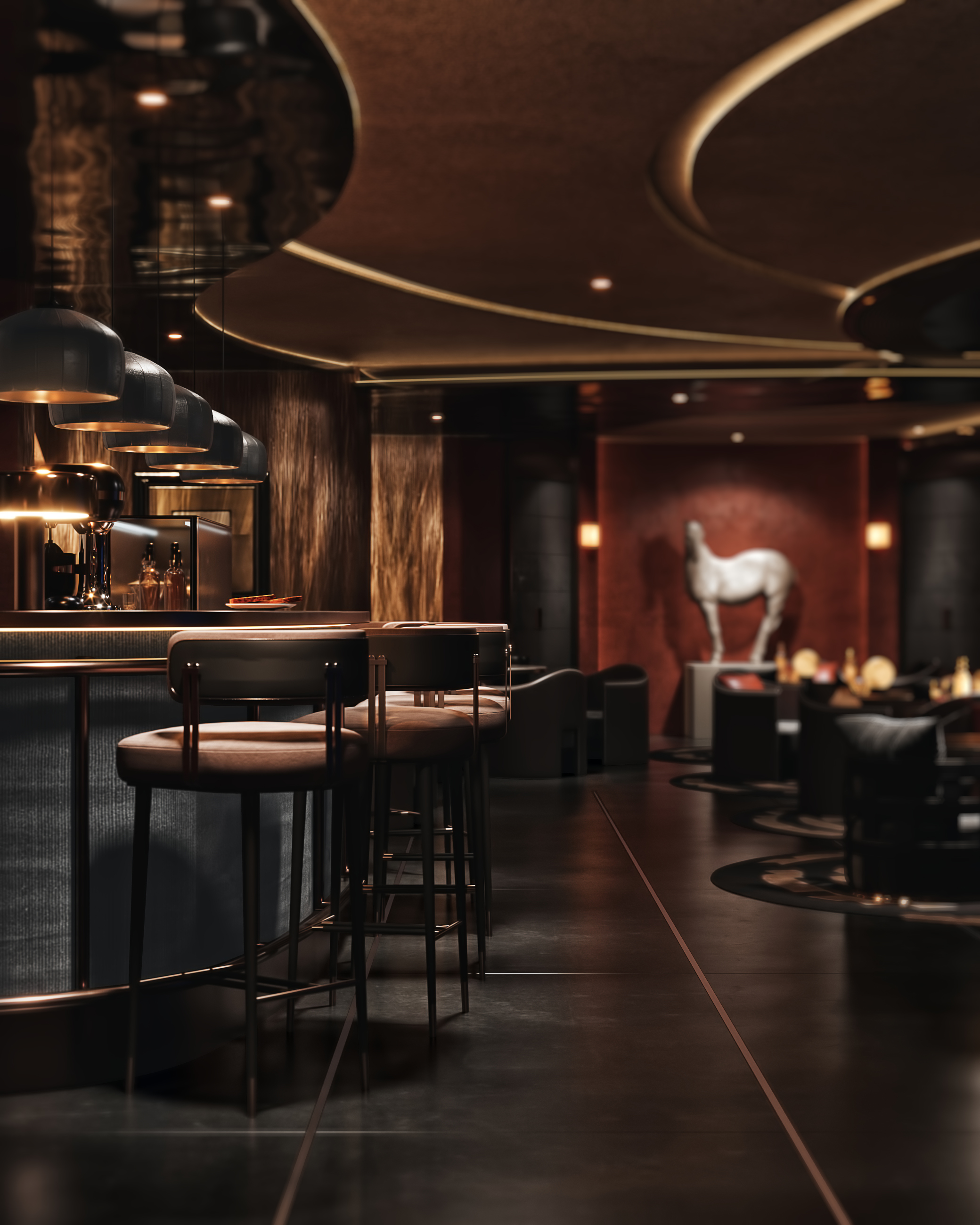 暗黑风雪茄吧酒吧-7